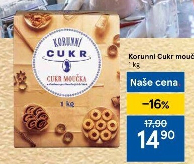 Cukr moučka Korunní