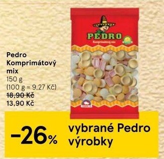 Komprimátová směs Pedro