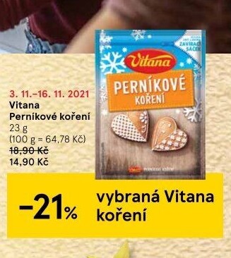 Koření Perníkové Vitana