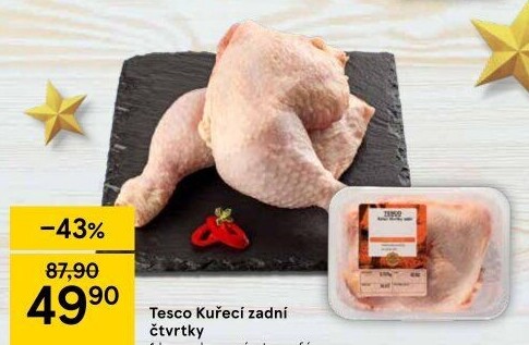 Kuřecí čtvrtky Tesco