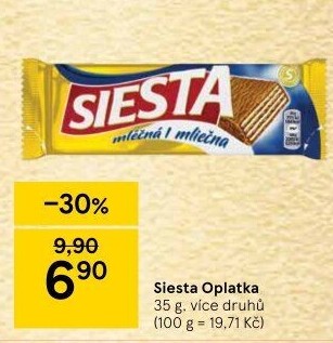 Oplatky Siesta