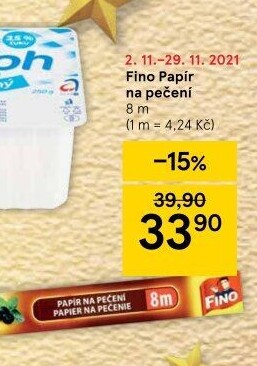 Papír na pečení Fino