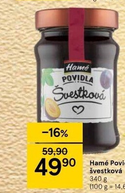 Povidla Hamé