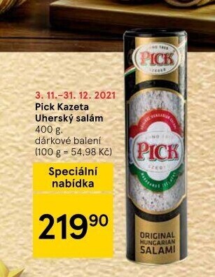 Salám Uherák Pick - dárkové balení