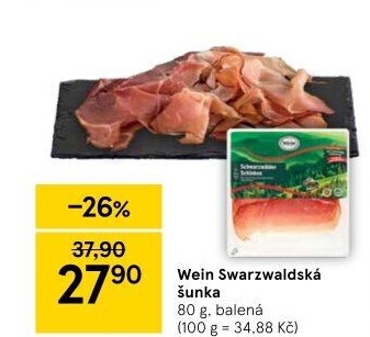 Šunka schwarzwaldská Wein