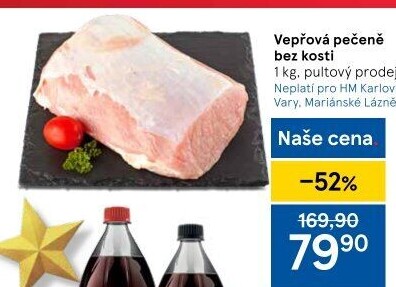 Vepřová pečeně bez kosti