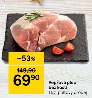 Vepřová plec bez kosti