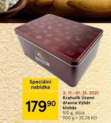 Výběr klobás Krahulík - dóza