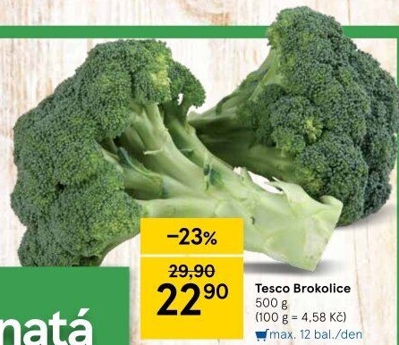 Brokolice Tesco