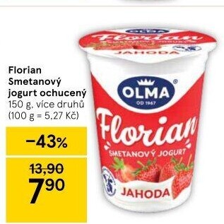Jogurt smetanový Florian Olma