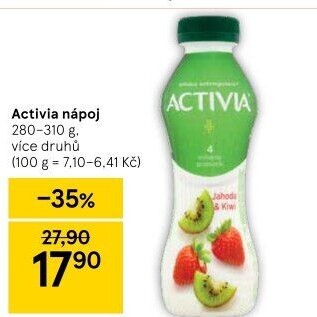 Jogurtový nápoj Activia Danone