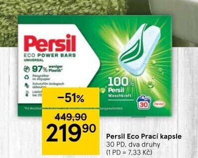 Prací kapsle Eco Power Bars Persil