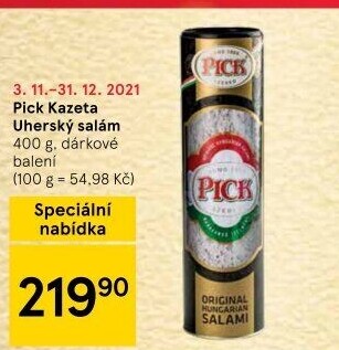 Salám Uherák Pick - dárkové balení