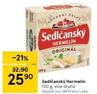 Sýr Hermelín Sedlčanský