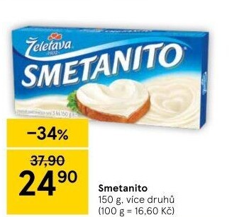 Sýr tavený Smetanito Želetava