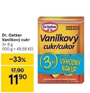 Vanilkový cukr Dr. Oetker