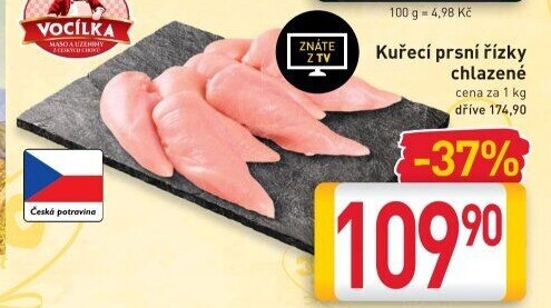 Kuřecí prsní řízky Vocílka