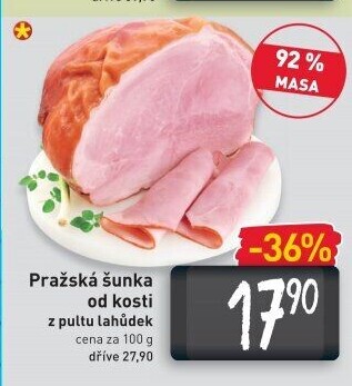Šunka pražská od kosti