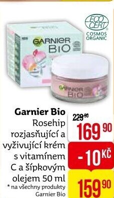 Krém pleťový Rosy Glow 3v1 bio Garnier