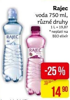 Přírodní voda Rajec