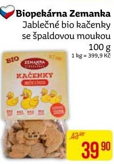 Sušenky špaldové Bio Zemanka
