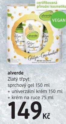 Dárková sada Zlatý třpyt Alverde