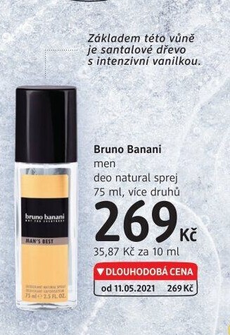 Deodorant parfémovaný Bruno Banani