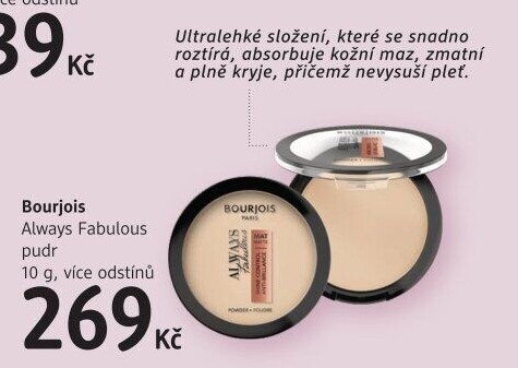 Kompaktní pudr Always Fabulous Bourjois
