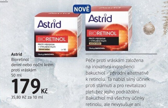 Krém proti vráskám Bioretinol Astrid