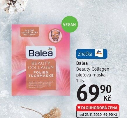Maska pleťová textilní Balea