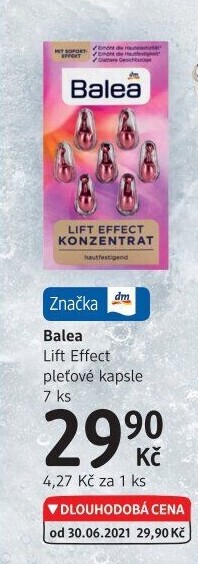 Pleťové kapsle Balea