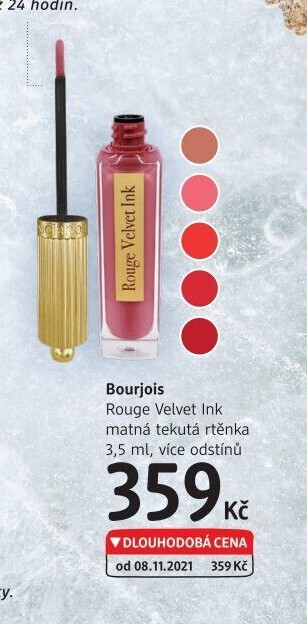 Tekutá rtěnka Rouge Velvet Ink Bourjois