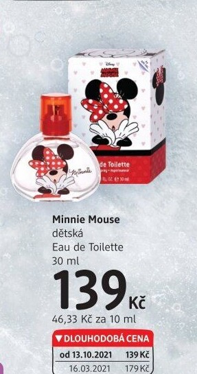Toaletní voda dětská Minnie Mouse