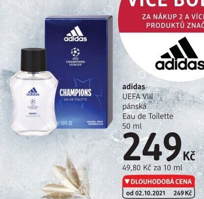 Toaletní voda pánská UEFA VIII Edition Adidas