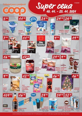 akční leták COOP 10.11.2021-23.11.2021