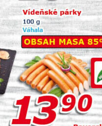 Párky vídeňské Váhala