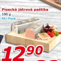 Paštika játrová písecká Maso uzeniny Písek
