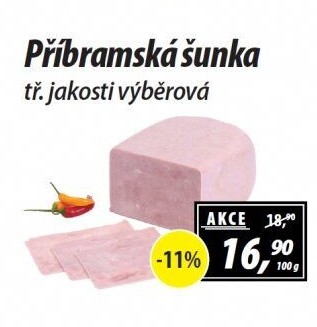 Šunka výběrová příbramská