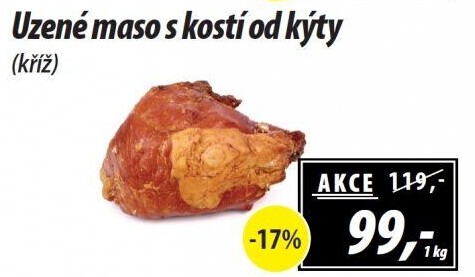 Uzené maso od kýty s kostí
