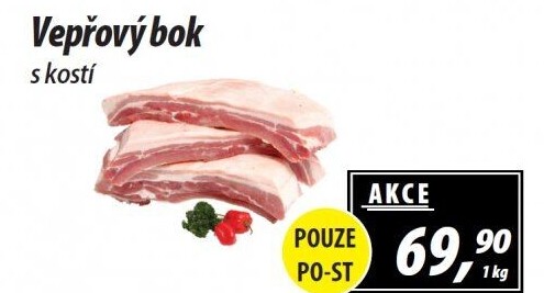 Vepřový bok s kostí
