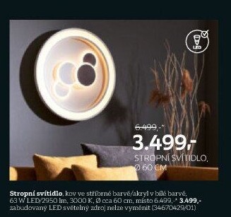 STROPNÍ LED SVÍTIDLO