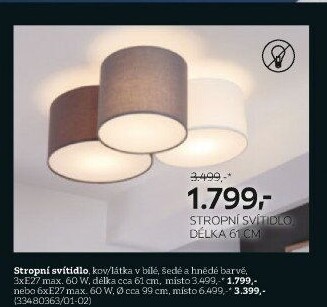 STROPNÍ SVÍTIDLO