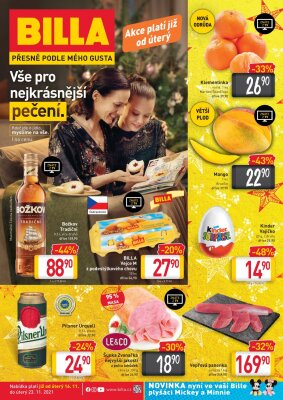 akční leták BILLA 16.11.2021-23.11.2021