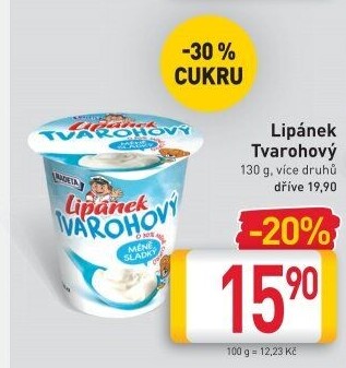 Dezert Lipánek tvarohový Madeta