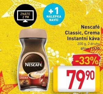 Instantní káva Nescafé Classic