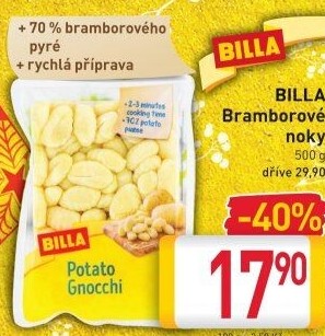 Noky bramborové Billa