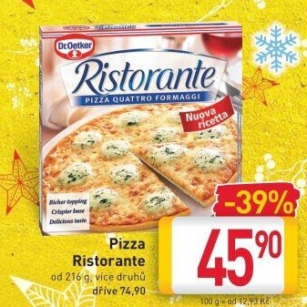 Pizza mražená Ristorante Dr. Oetker