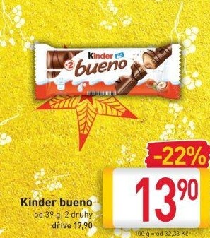 Tyčinka Bueno Kinder