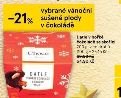 Datle v čokoládě