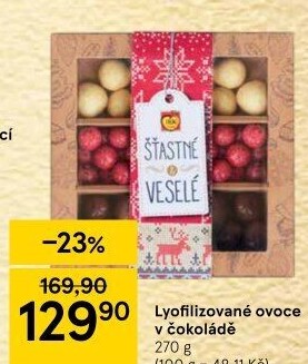 Lyofilizované ovoce v čokoláděIBK Trade